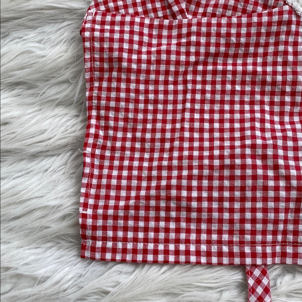 Edikted | Charmaine Open Back Gingham Top - Picture 6 of 12